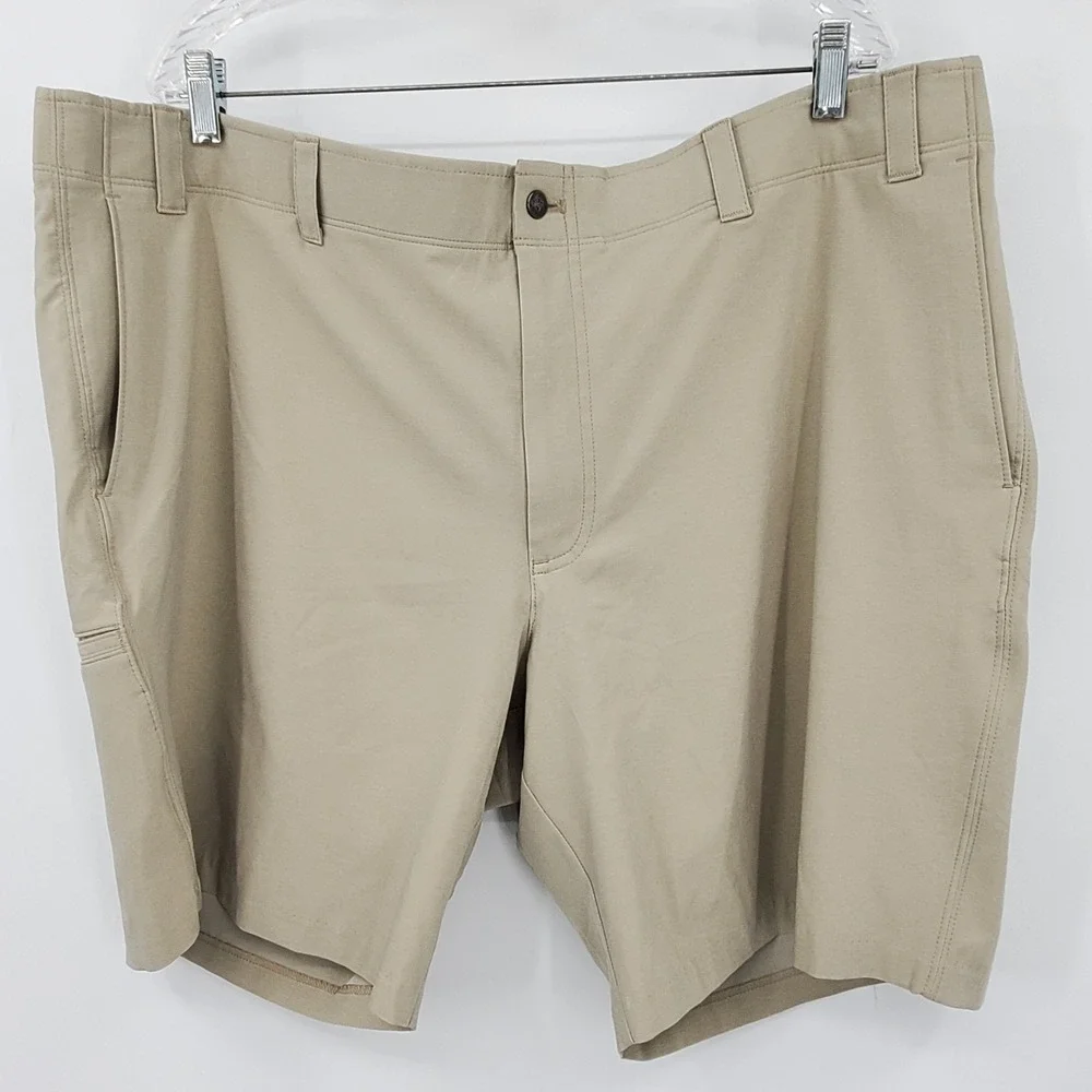 Callaway Men's Golf Shorts Tan Khaki Stretch Performance Size 44 Performance